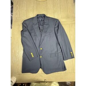 Brooks Brothers Loro Piana Sport Coat Mens 48R Navy Wool Blazer Country Club USA
